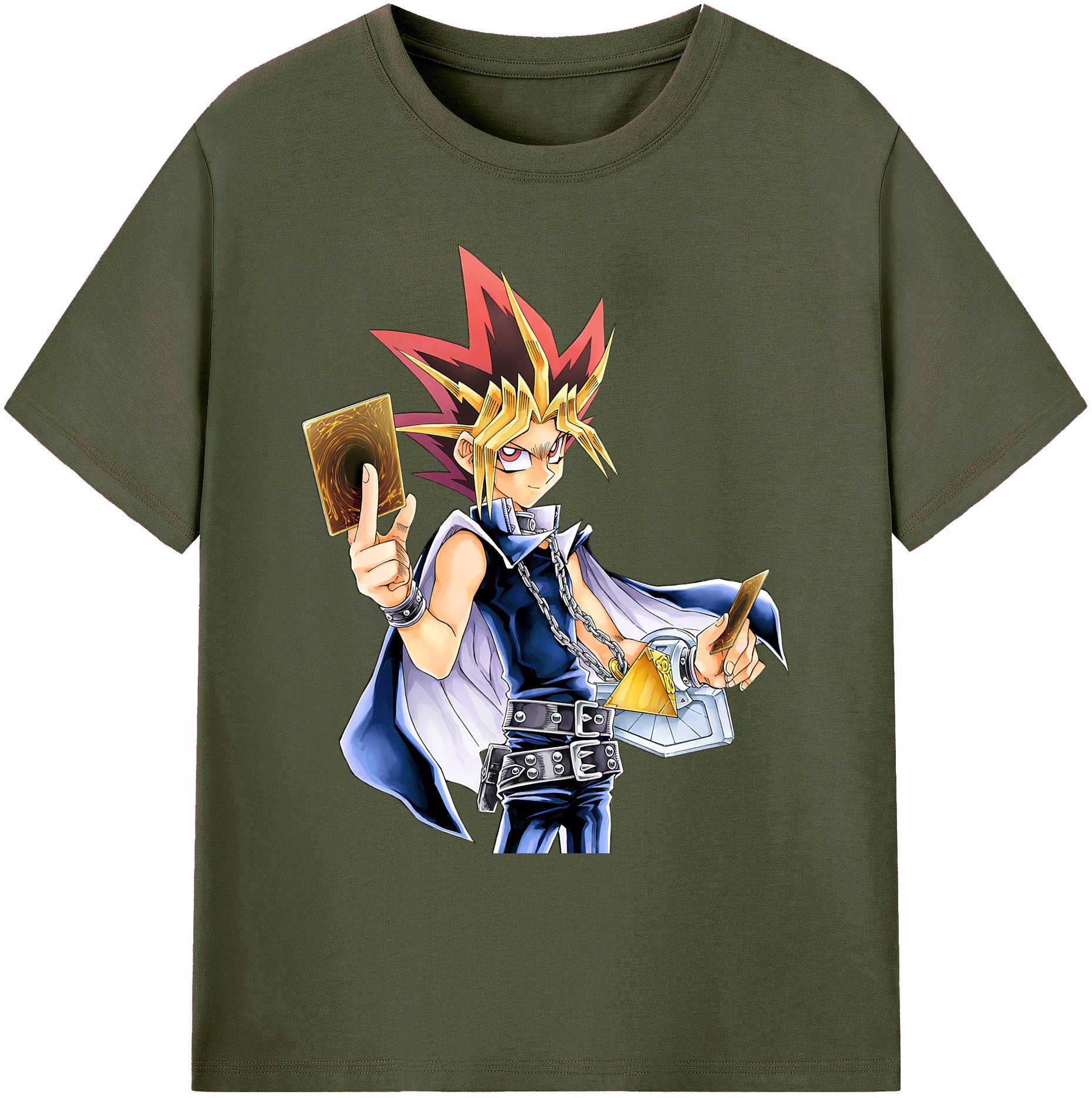（画像用） 遊☆戯☆王 Yu-Gi-Oh! 綿100％ メンズ半袖Tシャツ｜肌触りやわらか＆通気性